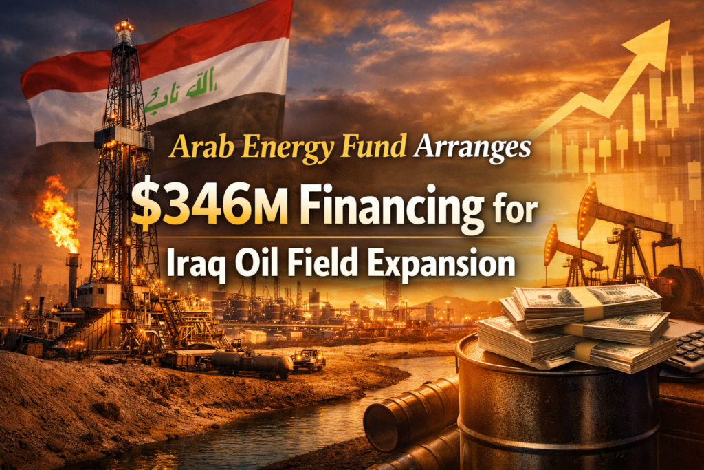 Arab Energy Fund Arranges $346M Financing for Iraq Oil Field Expansion Arab Energy Fund Arranges $346M Financing for Iraq Oil Field Expansion