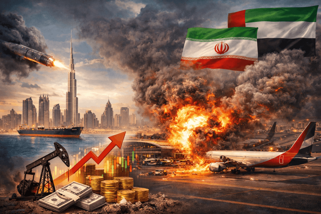 UAE economy impact from Iran attacks